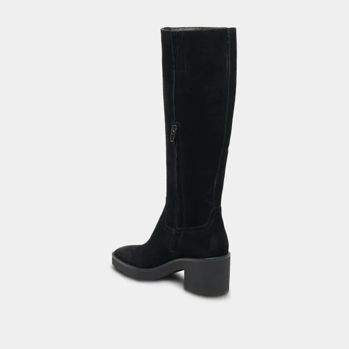 Boots and Booties Shop Dolce Vita Harrah H2o Boots Onyx Suede Women039s Onyx Kneehigh Boots Onyx Suede