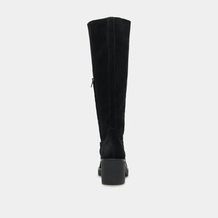 Boots and Booties Shop Dolce Vita Harrah H2o Boots Onyx Suede Women039s Onyx Kneehigh Boots Onyx Suede