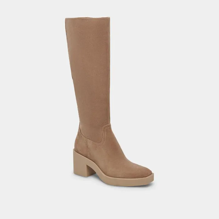 Boots and Booties Shop Dolce Vita Harrah H2o Boots Truffle Suede Women039s Truffle Kneehigh Boots Truffle Suede