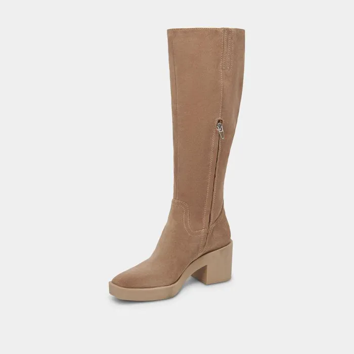 Boots and Booties Shop Dolce Vita Harrah H2o Boots Truffle Suede Women039s Truffle Kneehigh Boots Truffle Suede