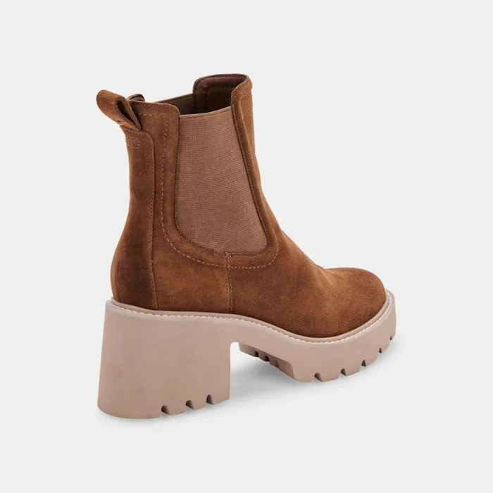 Boots and Booties Shop Dolce Vita Hawk H2o Booties Dk Brown Suede Dk Brown Suede H2o