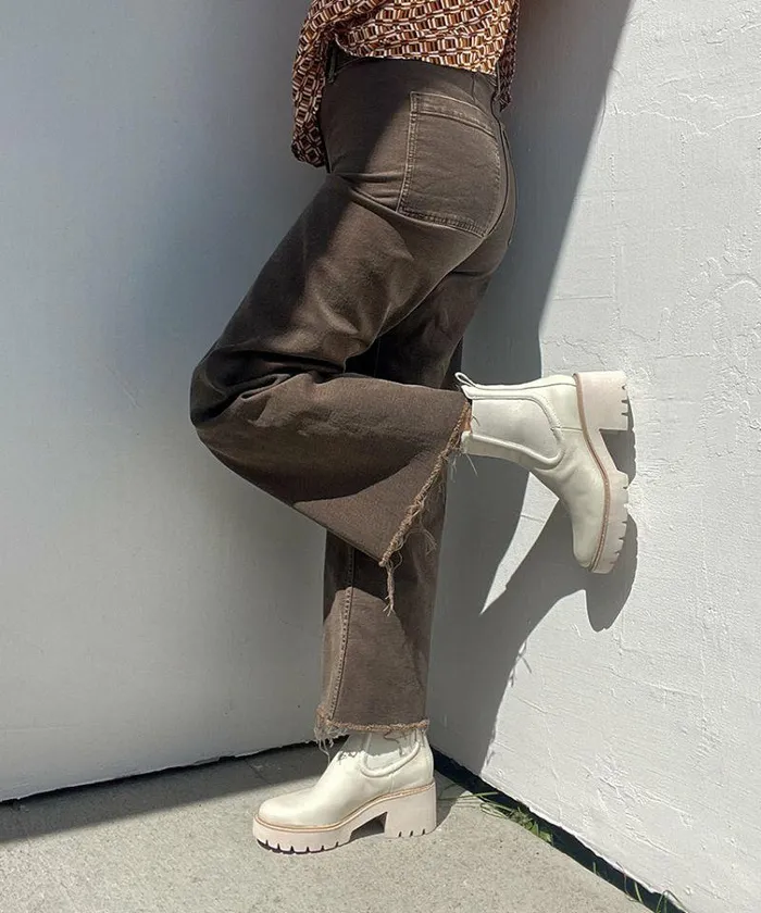 Boots and Booties Shop Dolce Vita Hawk H2o Booties Ivory Leather Ivory Leather H2o
