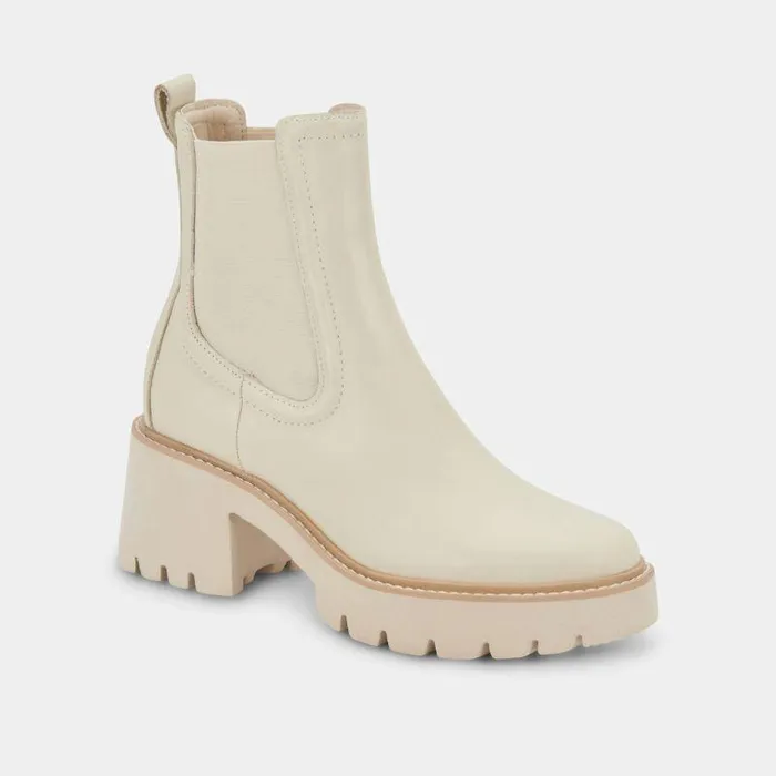 Boots and Booties Shop Dolce Vita Hawk H2o Booties Ivory Leather Ivory Leather H2o