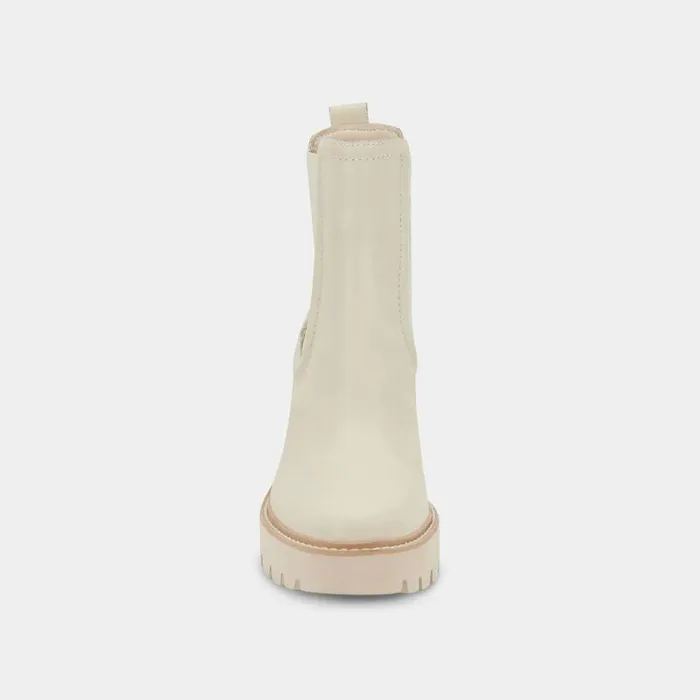 Boots and Booties Shop Dolce Vita Hawk H2o Booties Ivory Leather Ivory Leather H2o