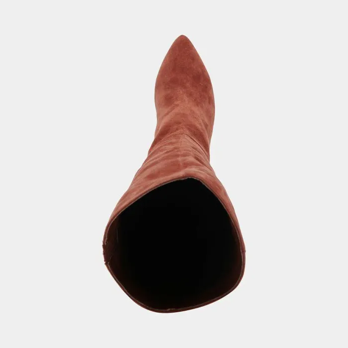 Boots and Booties Shop Dolce Vita Haze Boots Cinnamon Suede Women039s Tall Suede Boots With Heels Cinnamon Suede
