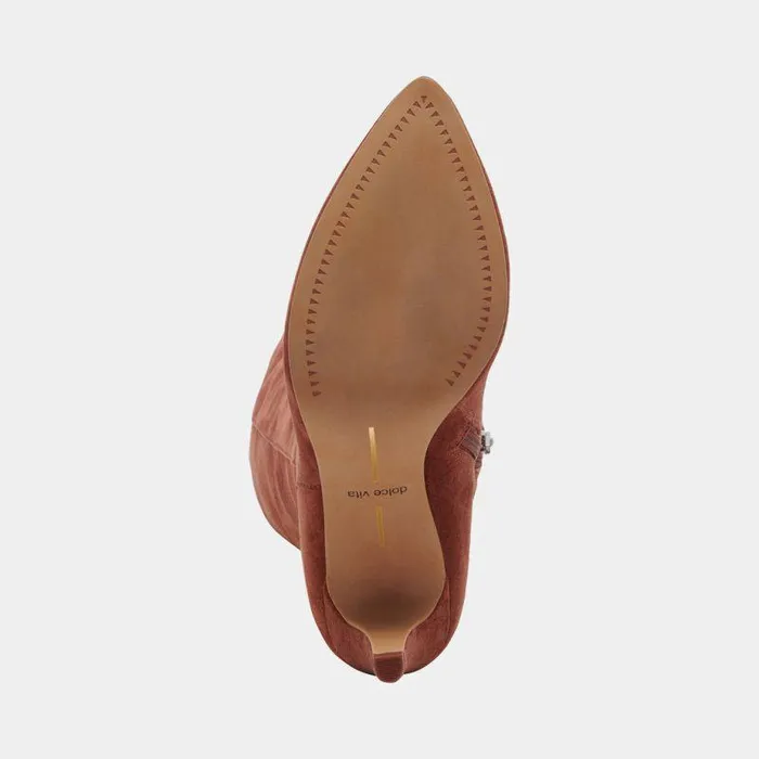 Boots and Booties Shop Dolce Vita Haze Boots Cinnamon Suede Women039s Tall Suede Boots With Heels Cinnamon Suede