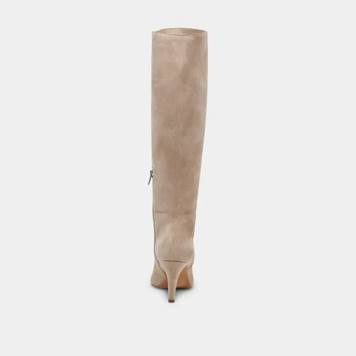 Boots and Booties Shop Dolce Vita Haze Boots Taupe Suede Women039s Taupe Suede Knee High Boots Taupe Suede