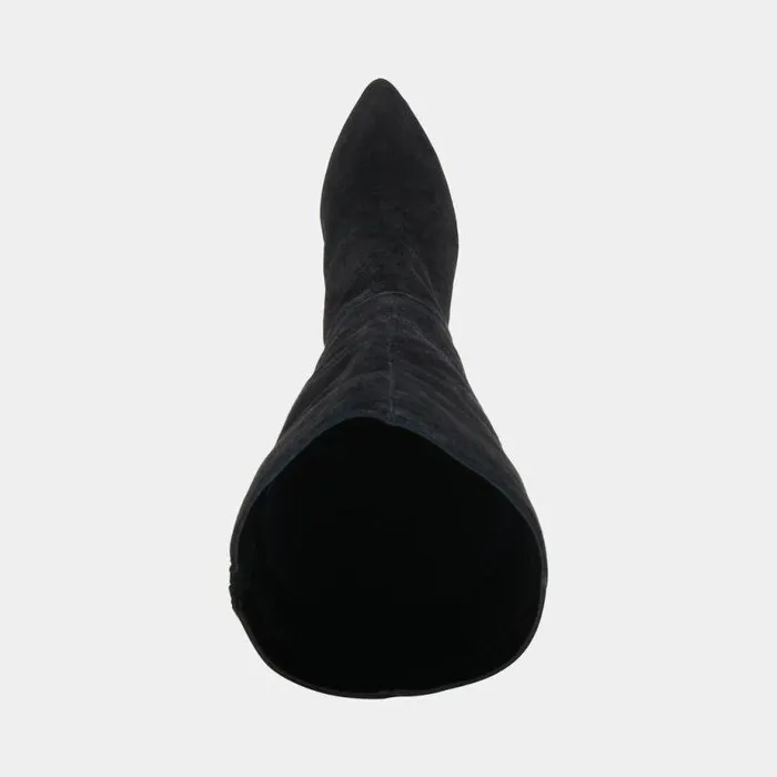 Boots and Booties Shop Dolce Vita Haze Wide Calf Boots Onyx Suede Women039s Tall Wide Calf Boots Onyx Suede