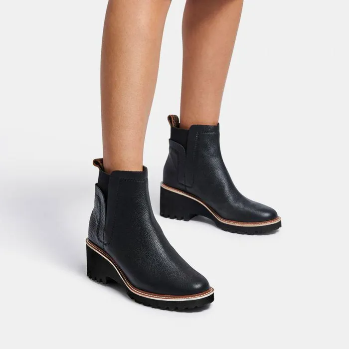Boots and Booties Shop Dolce Vita Huey H2o Boots Black Leather Black Leather