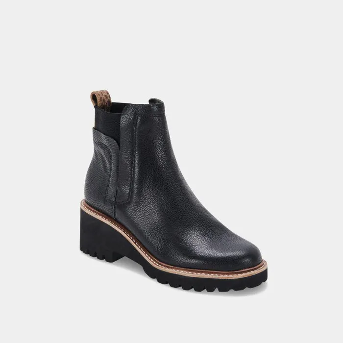 Boots and Booties Shop Dolce Vita Huey H2o Boots Black Leather Black Leather