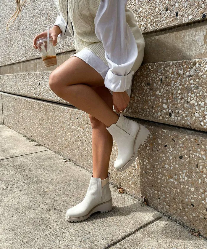 Boots and Booties Shop Dolce Vita Huey H2o Boots Off White Leather Off White Leather