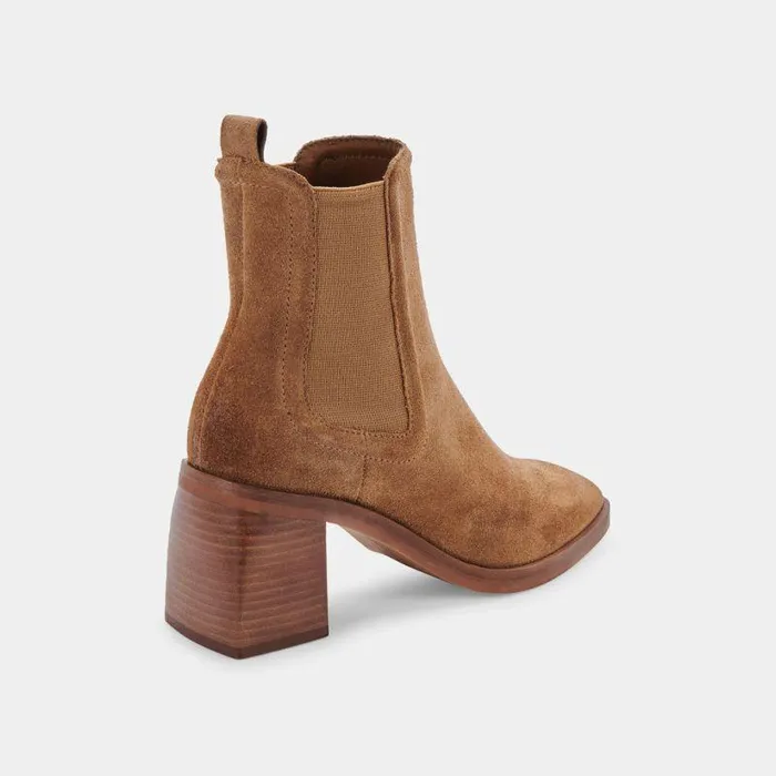 Boots and Booties Shop Dolce Vita Iliana Booties Dk Brown Suede Dk Brown Suede