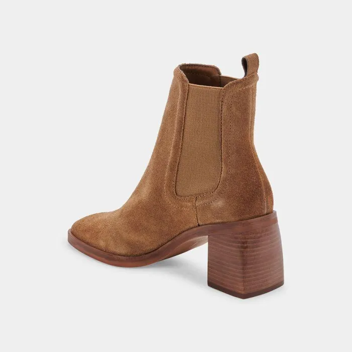 Boots and Booties Shop Dolce Vita Iliana Booties Dk Brown Suede Dk Brown Suede