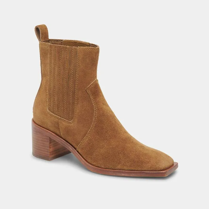 Boots and Booties Shop Dolce Vita Irnie Booties Tobacco Suede Women039s Tobacco Suede Booties Tobacco Suede