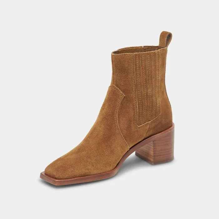 Boots and Booties Shop Dolce Vita Irnie Booties Tobacco Suede Women039s Tobacco Suede Booties Tobacco Suede