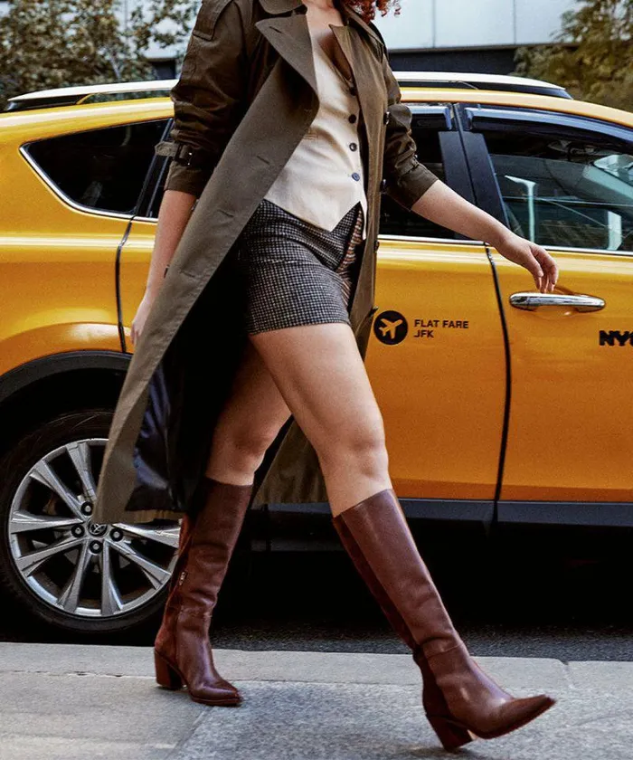 Boots and Booties Shop Dolce Vita Kristy Boots Chocolate Leather Women039s Luxe Kneehigh Boots Chocolate Leather