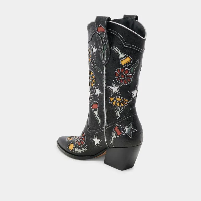 Boots and Booties Shop Dolce Vita Lassie Boots Black Multi Leather Black Multi Leather