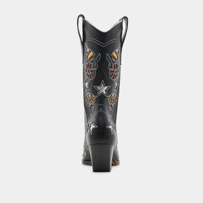 Boots and Booties Shop Dolce Vita Lassie Boots Black Multi Leather Black Multi Leather
