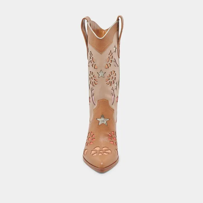Boots and Booties Shop Dolce Vita Lassie Boots Tan Multi Leather Tan Multi Leather