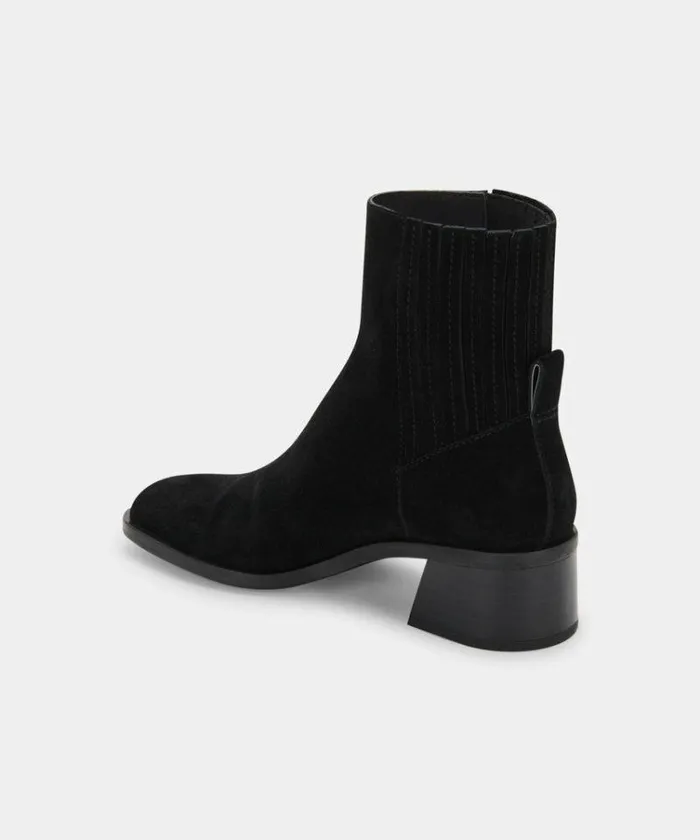 Boots and Booties Shop Dolce Vita Layton Booties Black Suede Black Suede
