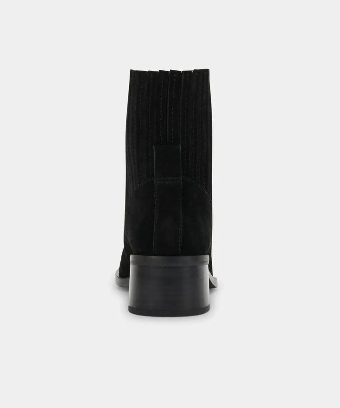 Boots and Booties Shop Dolce Vita Layton Booties Black Suede Black Suede