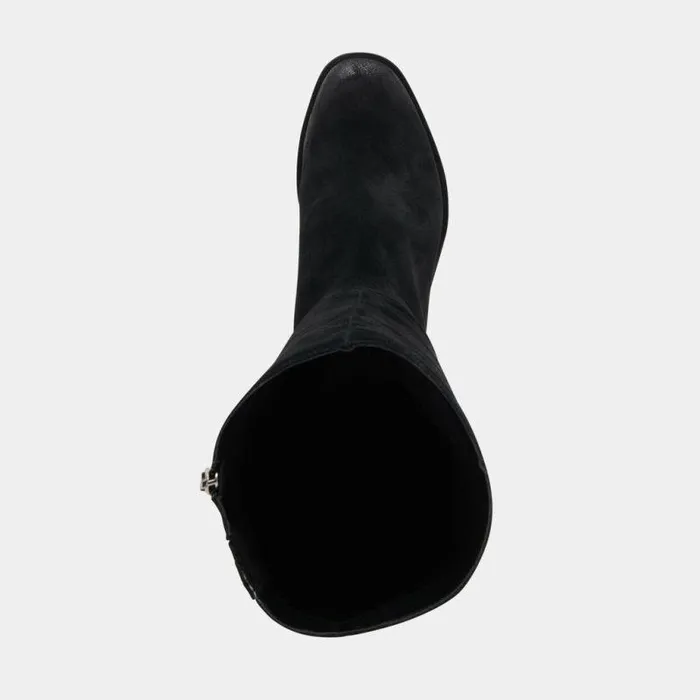 Boots and Booties Shop Dolce Vita Lizah Boots Onyx Suede Onyx Suede