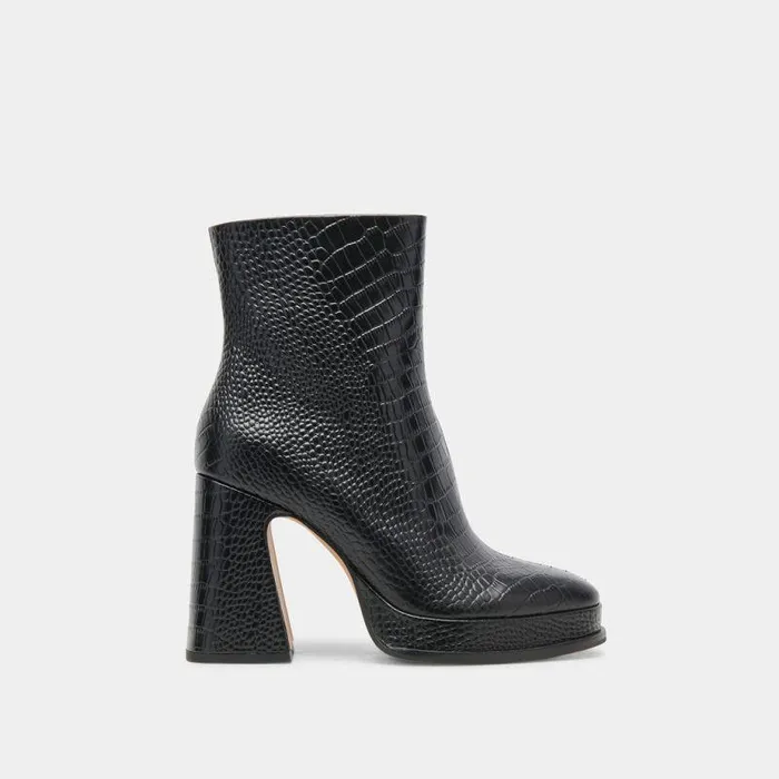 Boots and Booties Shop Dolce Vita Lochly Boots Noir Embossed Leather Noir Embossed Leather Boots and Booties Shop Dolce Vita Lochly Boots Noir Embossed Leather Noir Embossed Leather
