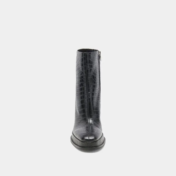 Boots and Booties Shop Dolce Vita Lochly Boots Noir Embossed Leather Noir Embossed Leather
