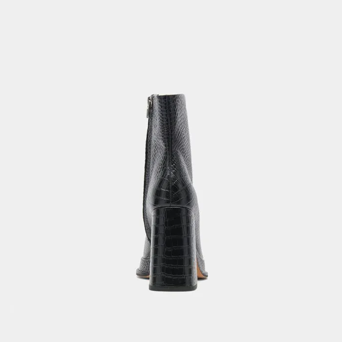 Boots and Booties Shop Dolce Vita Lochly Boots Noir Embossed Leather Noir Embossed Leather