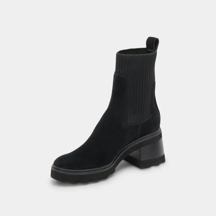 Boots and Booties Shop Dolce Vita Mosimo Boots Onyx Suede Onyx Suede