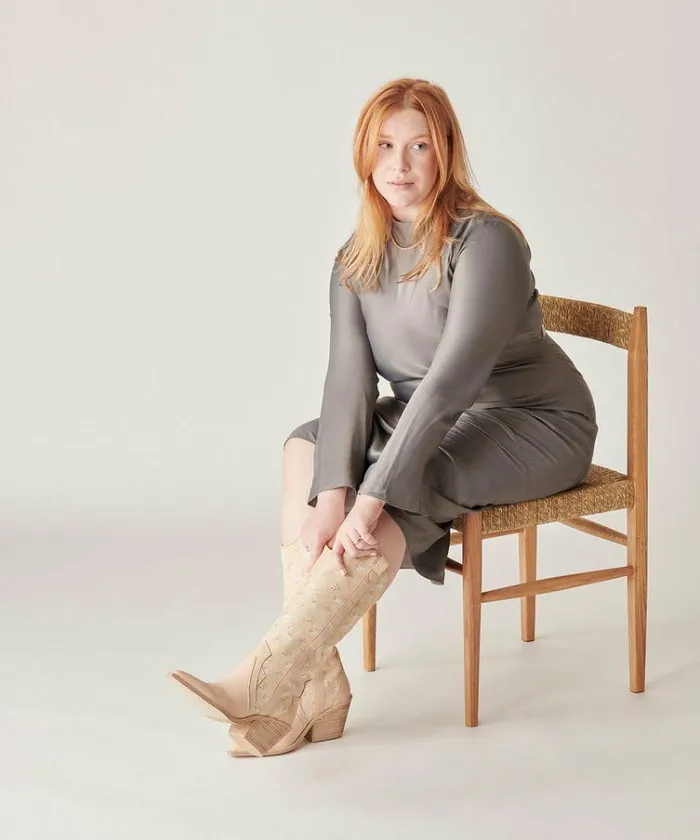 Boots and Booties Shop Dolce Vita Navene Booties Rose Multi Nubuck Rose Multi Nubuck Western Boots Rose Multi Nubuck