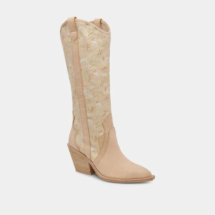 Boots and Booties Shop Dolce Vita Navene Booties Rose Multi Nubuck Rose Multi Nubuck Western Boots Rose Multi Nubuck