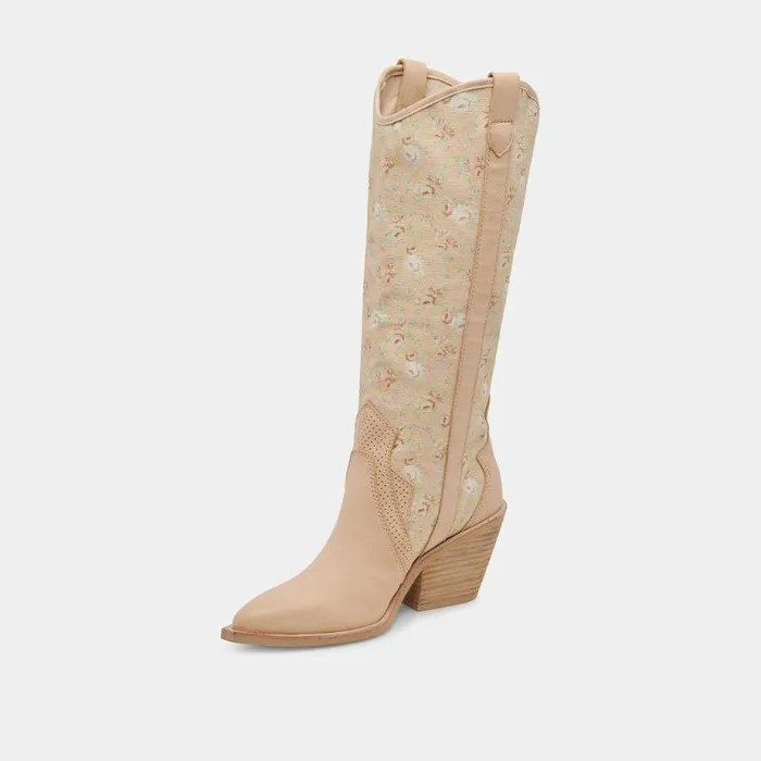 Boots and Booties Shop Dolce Vita Navene Booties Rose Multi Nubuck Rose Multi Nubuck Western Boots Rose Multi Nubuck