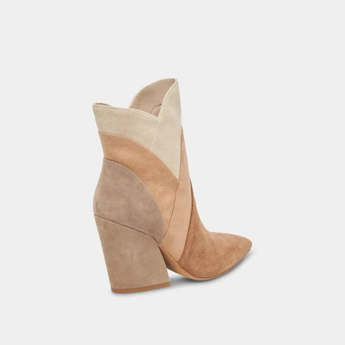 Boots and Booties Shop Dolce Vita Neena Booties Brown Multi Suede Women039s Brown Suede Booties Brown Multi Suede