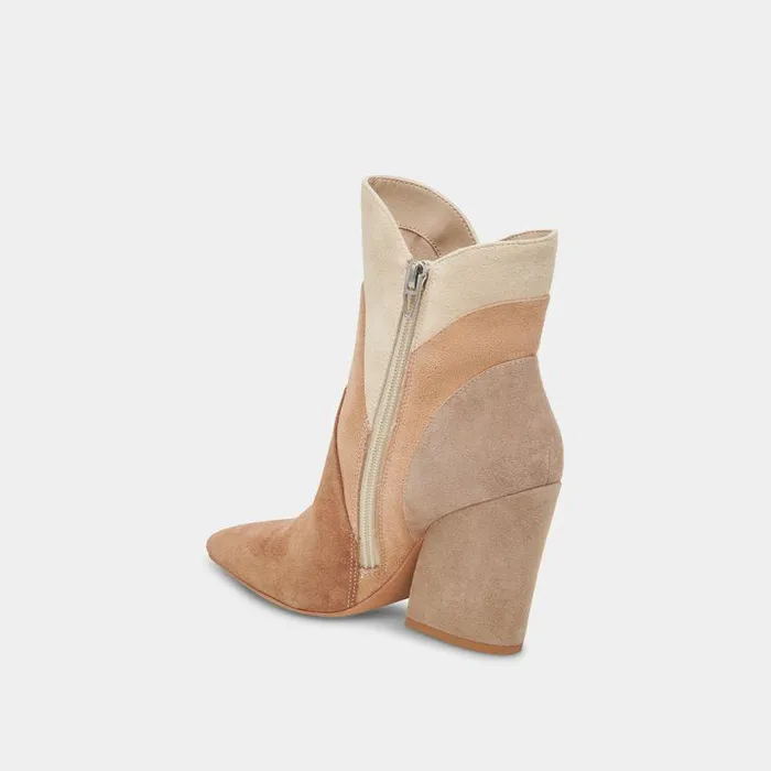 Boots and Booties Shop Dolce Vita Neena Booties Brown Multi Suede Women039s Brown Suede Booties Brown Multi Suede