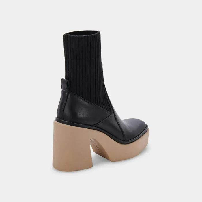 Boots and Booties Shop Dolce Vita Odina Boots Black Leather Black Leather