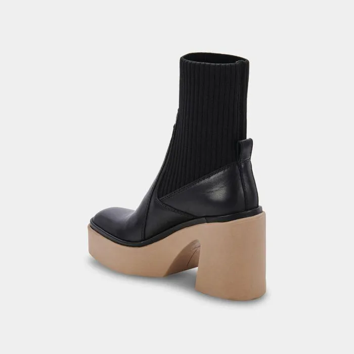 Boots and Booties Shop Dolce Vita Odina Boots Black Leather Black Leather