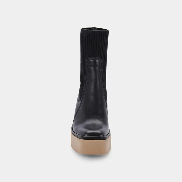 Boots and Booties Shop Dolce Vita Odina Boots Black Leather Black Leather
