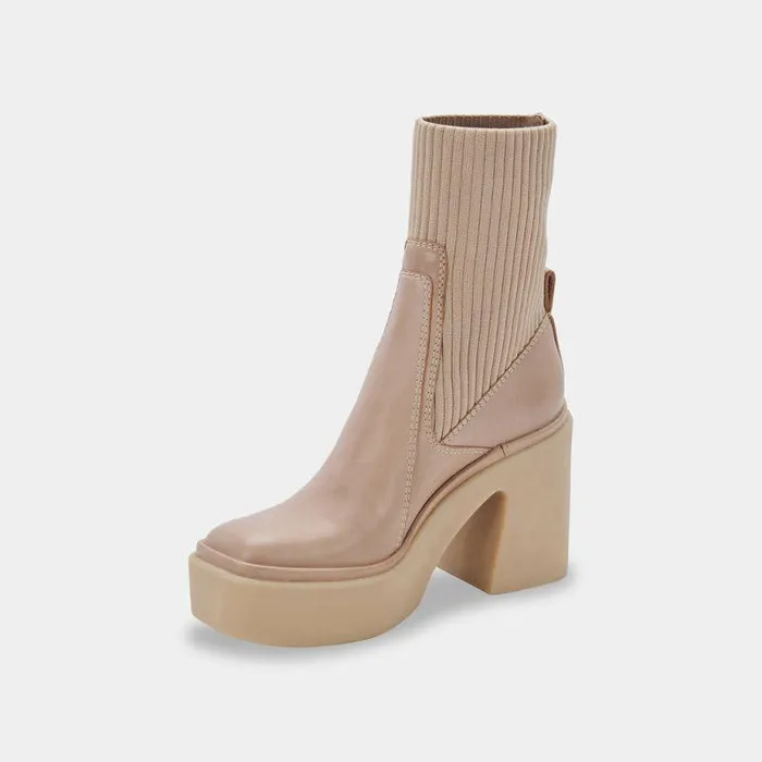 Boots and Booties Shop Dolce Vita Odina Boots Taupe Leather Taupe Leather