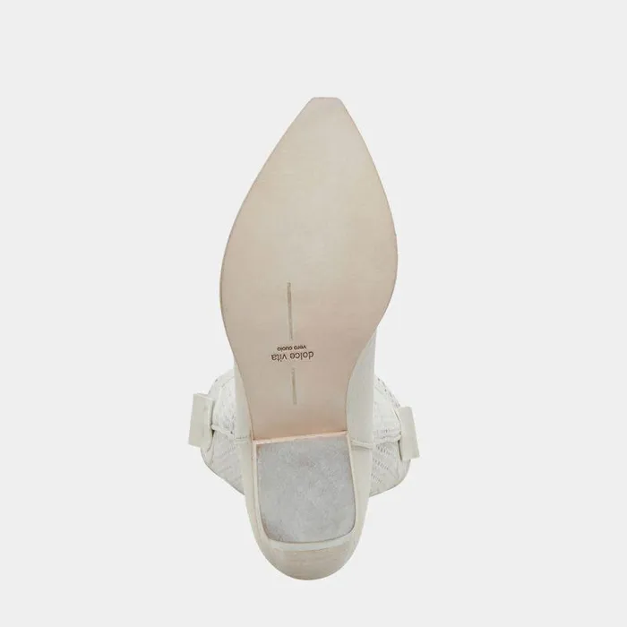 Boots and Booties Shop Dolce Vita Ranch Boots Ivory Leather Ivory Leather