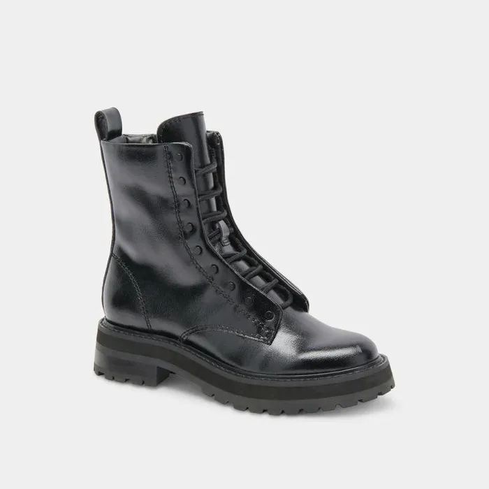 Boots and Booties Shop Dolce Vita Ranier Boots Midnight Crinkle Patent Midnight Crinkle Patent