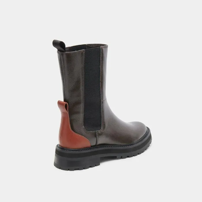Boots and Booties Shop Dolce Vita Rich H2o Boots Brown Multi Crinkle Patent Brown Waterproof Boots Brown Multi Crinkle Patent