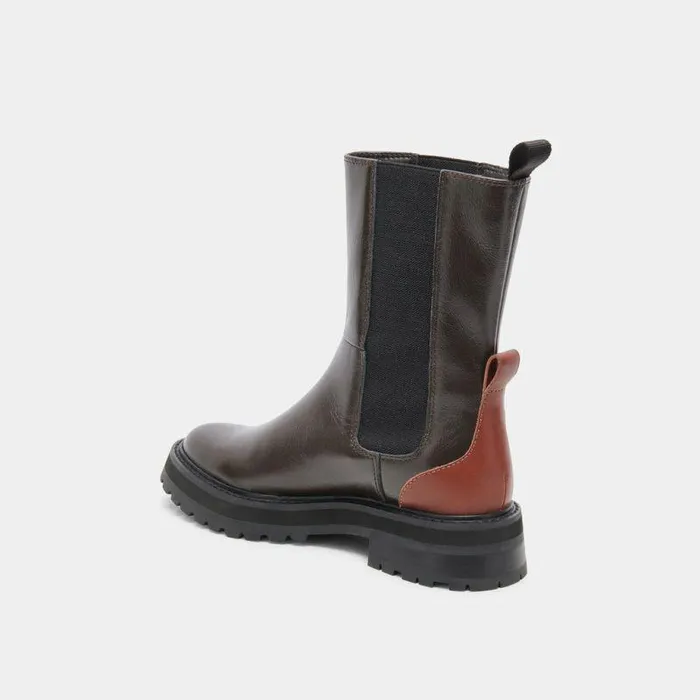 Boots and Booties Shop Dolce Vita Rich H2o Boots Brown Multi Crinkle Patent Brown Waterproof Boots Brown Multi Crinkle Patent