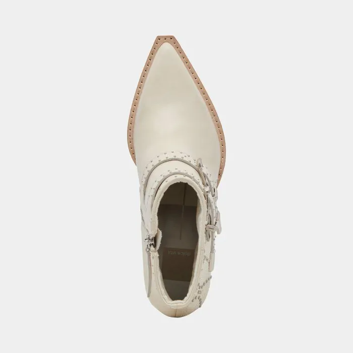 Boots and Booties Shop Dolce Vita Ronnie Booties Ivory Leather Ivory Leather