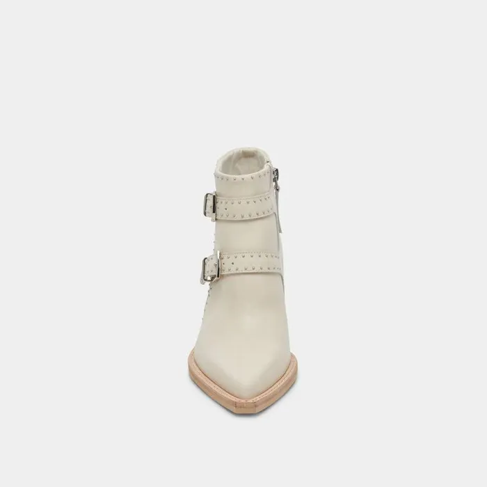 Boots and Booties Shop Dolce Vita Ronnie Booties Ivory Leather Ivory Leather