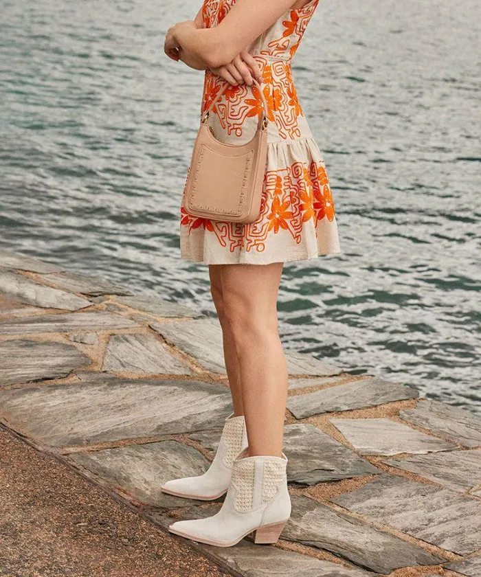 Boots and Booties Shop Dolce Vita Rori Booties Sandstone Suede Sandstone Suede