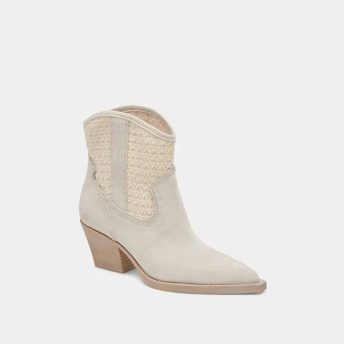 Boots and Booties Shop Dolce Vita Rori Booties Sandstone Suede Sandstone Suede