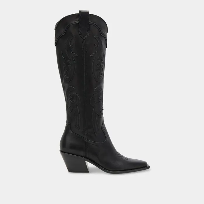 Boots and Booties Shop Dolce Vita Samsin Boots Black Leather Black Leather