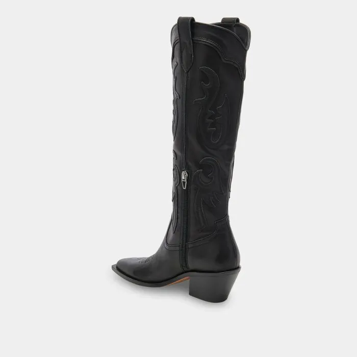 Boots and Booties Shop Dolce Vita Samsin Boots Black Leather Black Leather