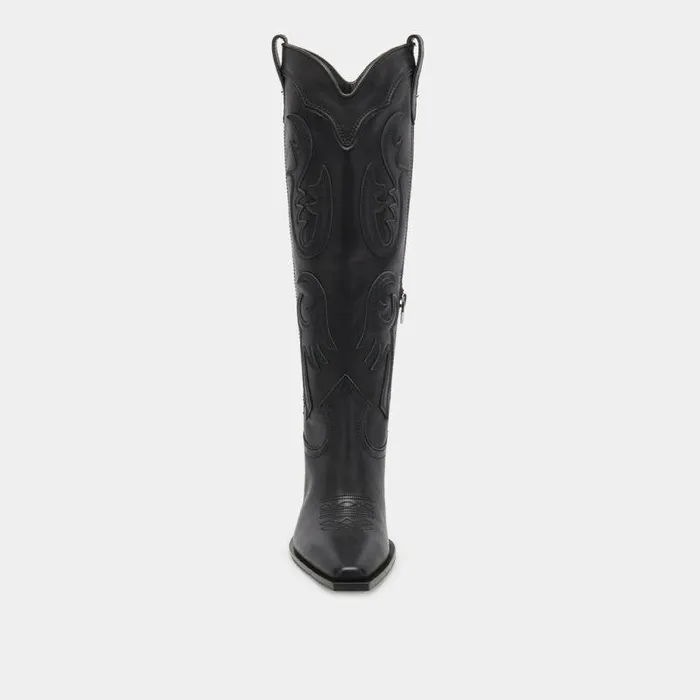 Boots and Booties Shop Dolce Vita Samsin Boots Black Leather Black Leather